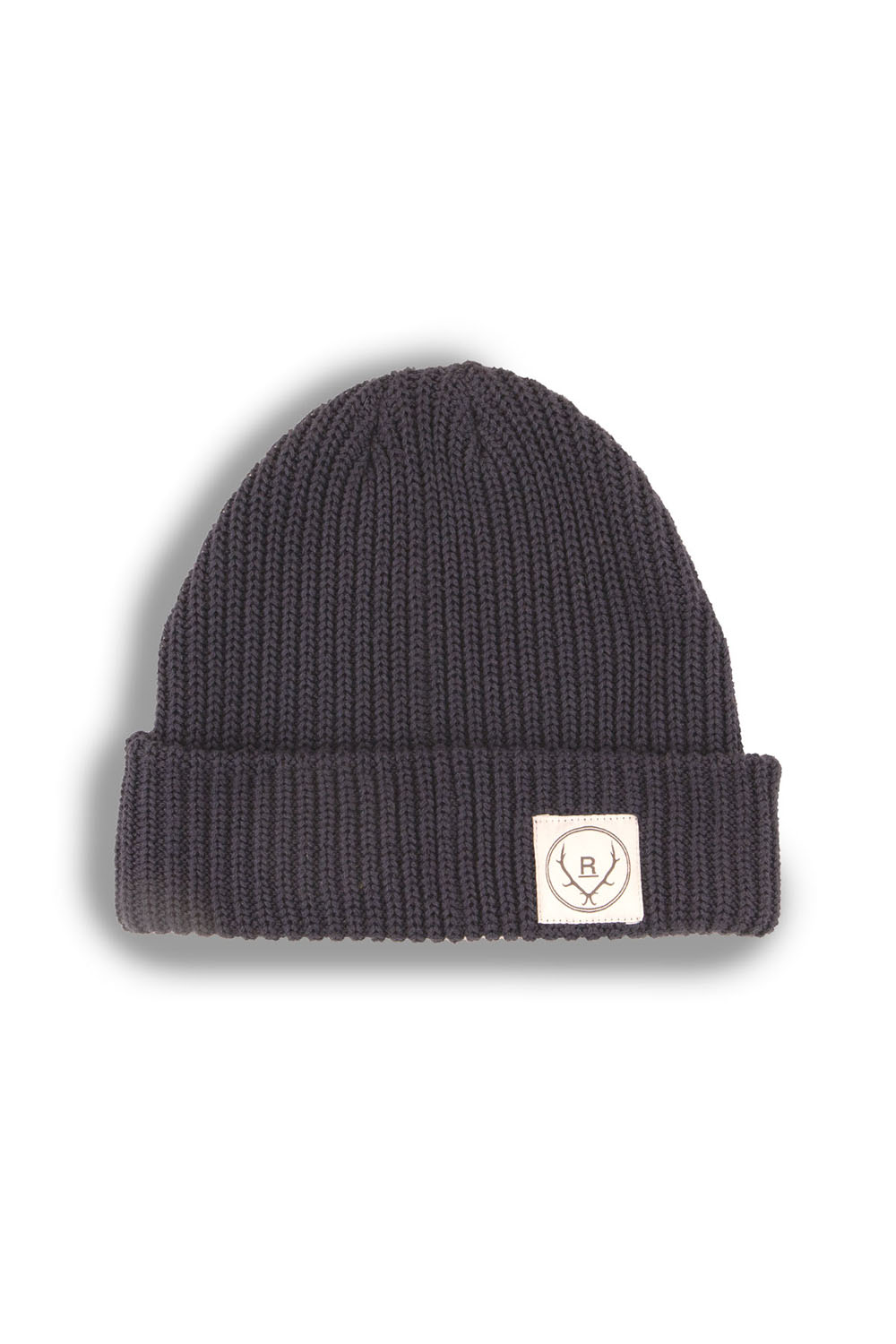 REVOLVR - Fisherman Box Label Beanie - Vintage Black