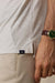 Faherty Movement Polo in Quarry White Stripe — Detail-1 view