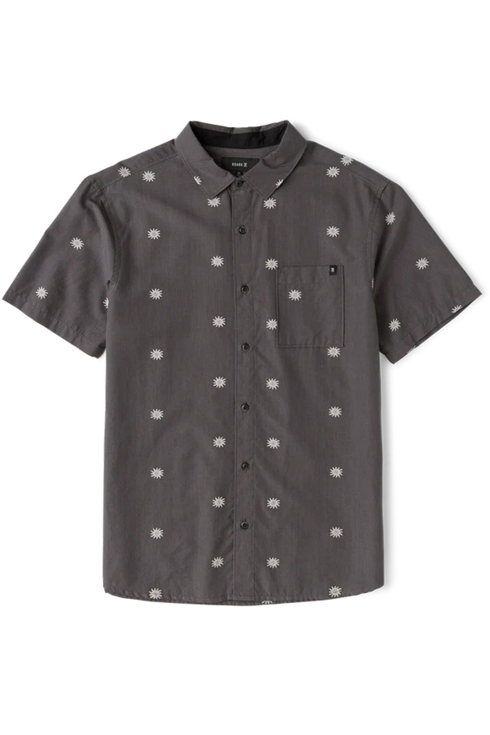 roark-journey-short-sleeve-charcoal-flatlay