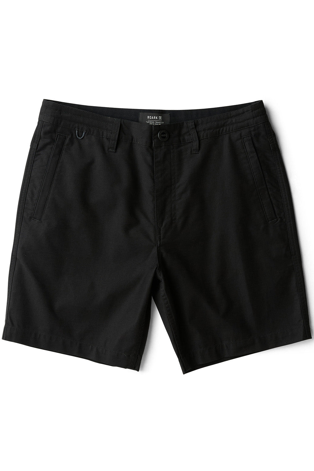 roark-layover-pro-traveler-short-black-front