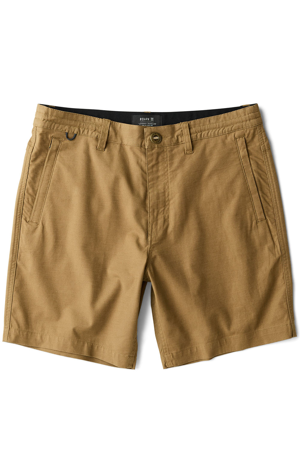 roark-layover-pro-traveler-short-dark-khaki-front