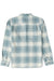 Roark Revival - Crossroads Flannel - Dusty Turquoise - Flatlay Back