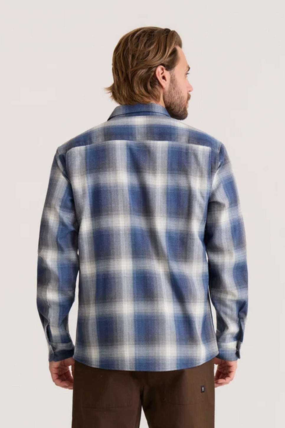 Roark Revival - Diablo Flannel - Slate - Model Back