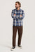 Roark Revival - Diablo Flannel - Slate - Model Full Body