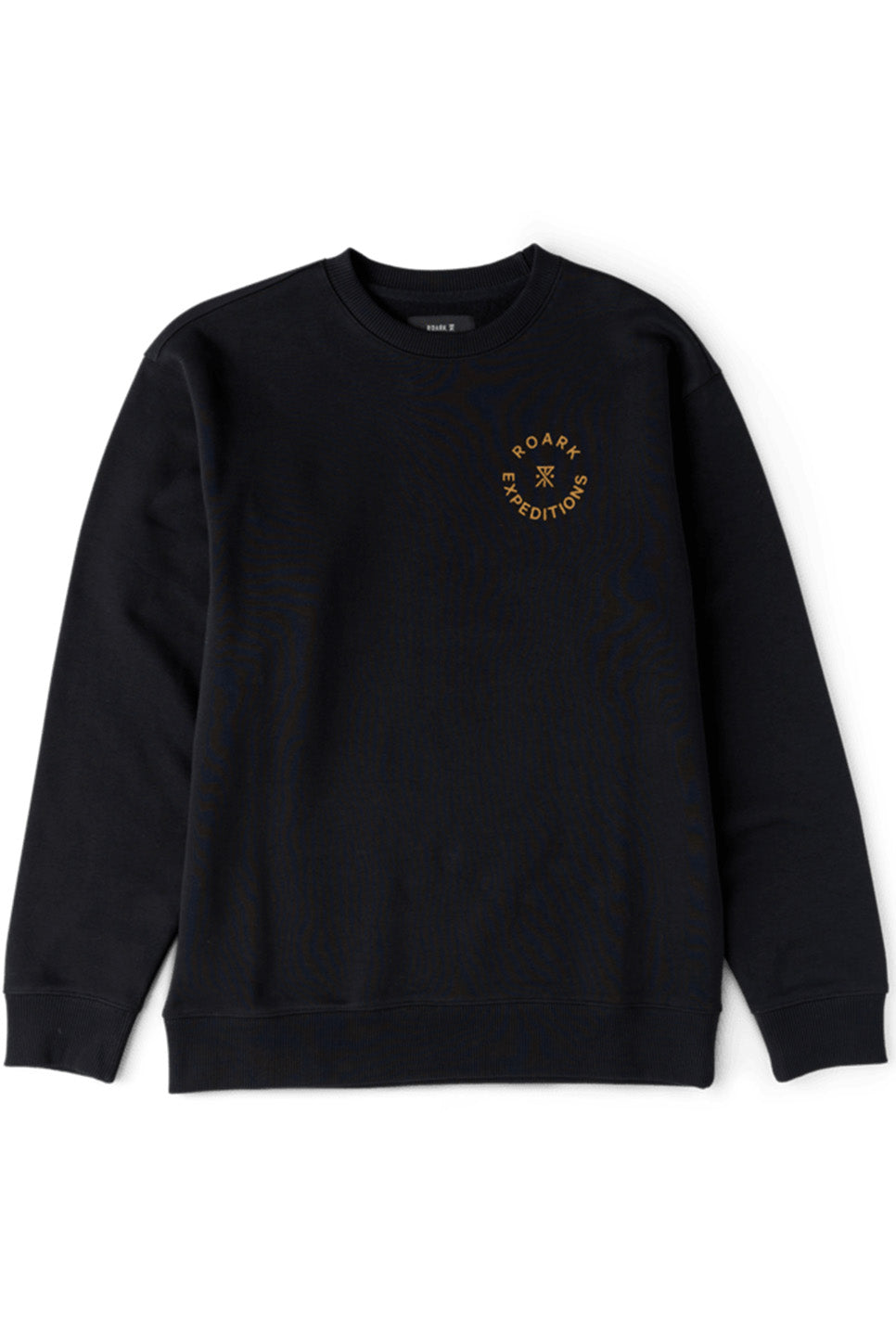 Roark Revival - Expeditions Crew - Black - Flatlay Front