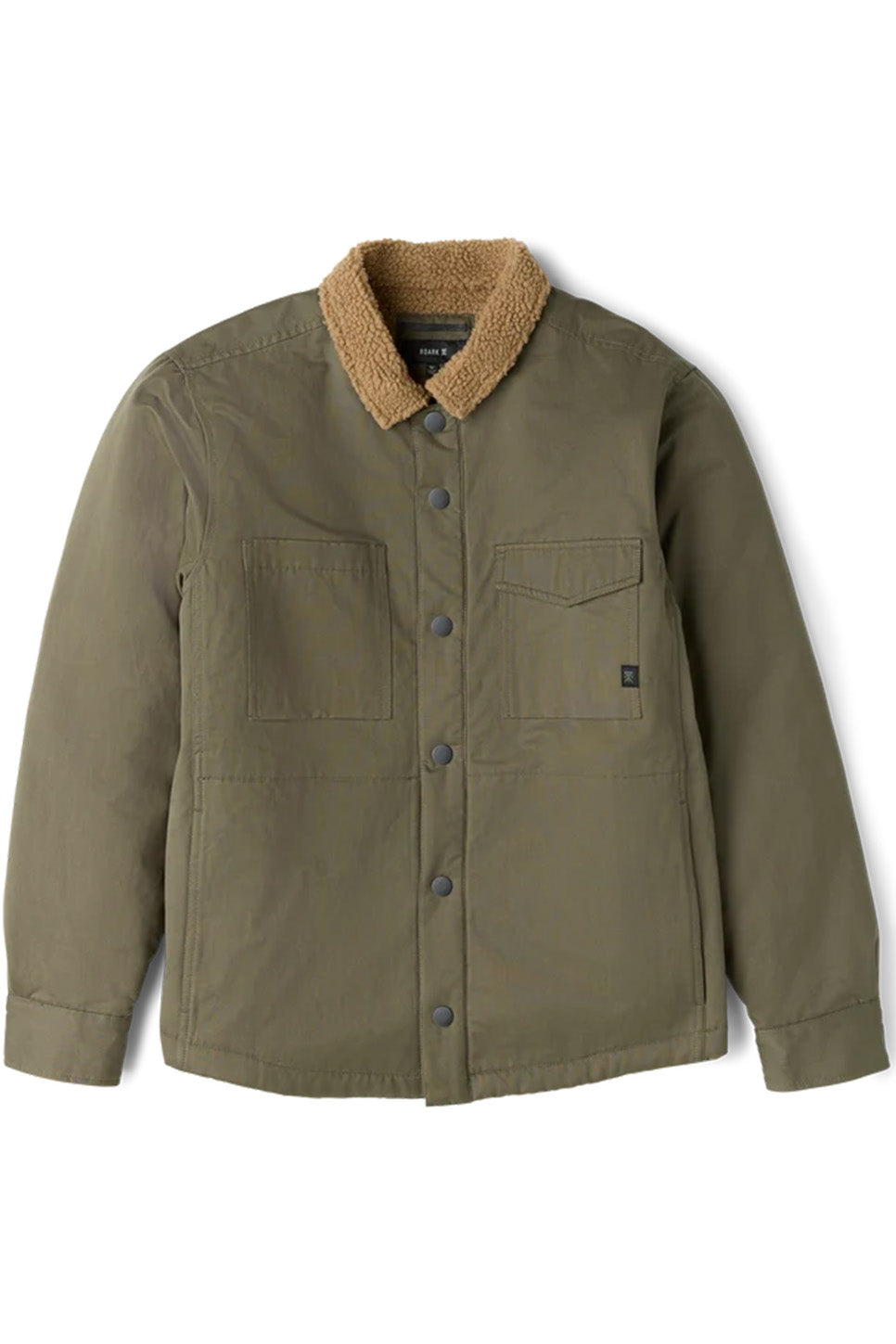 Roark Revival - Hebrides 2.0 Sherpa - Military - Flatlay Front