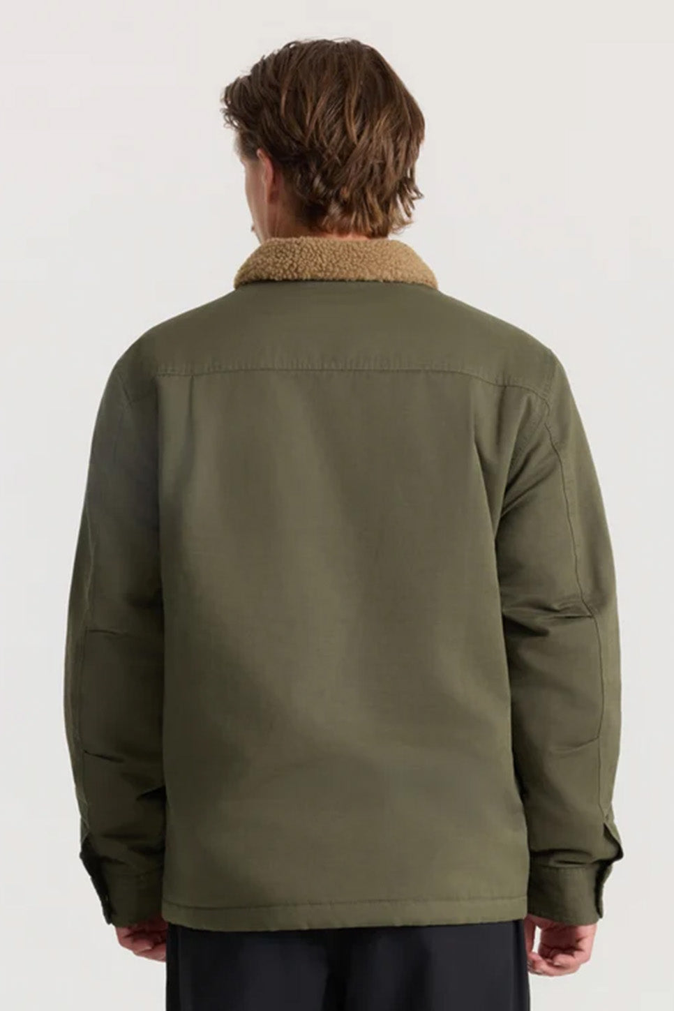 Roark Revival - Hebrides 2.0 Sherpa - Military - Model Back