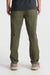 Roark Revival Layover Pro Traveler Pant in Military — Back view