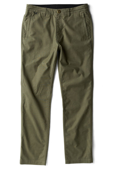 Roark Revival Layover Pro Traveler Pant in Military — Front view