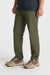 Roark Revival Layover Pro Traveler Pant in Military — Quarter view