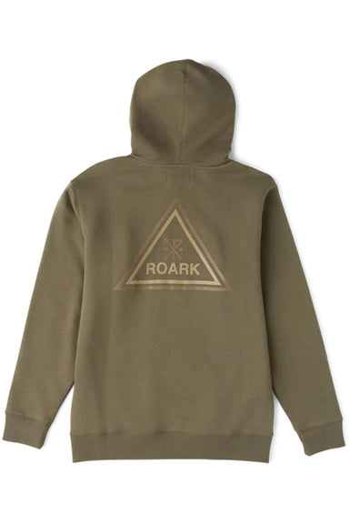 Roark Revival - Tri Camp Hood - Military - Flatlay Back
