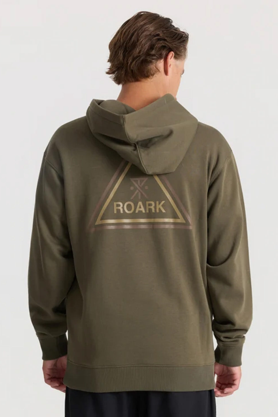 Roark Revival - Tri Camp Hood - Military - Model Back