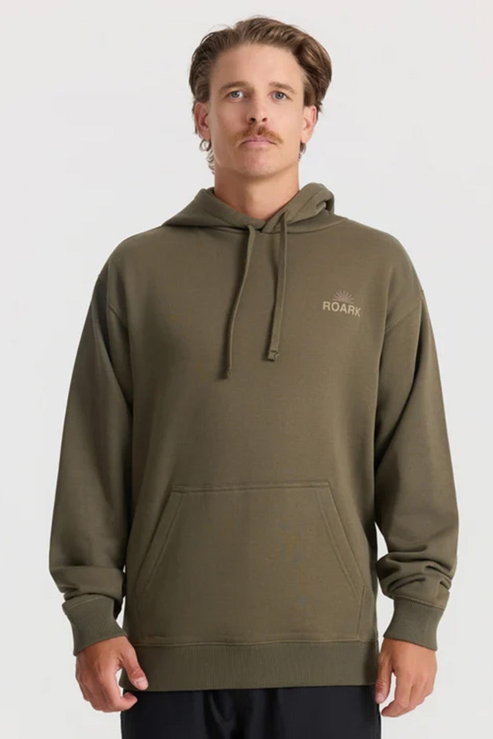 Roark Revival - Tri Camp Hood - Military - Model Front