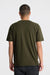 Roark Revival Well Worn Organic Tee in Military — Back view