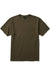 Roark Revival Well Worn Organic Tee in Military — Flatlay view