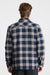 roark backwoods overshirt navy back
