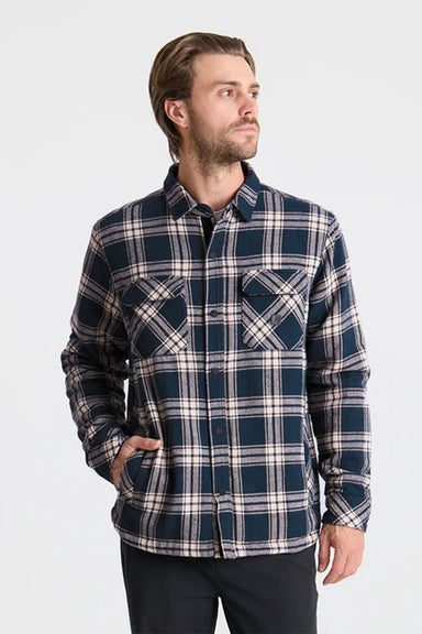 roark backwoods overshirt navy front