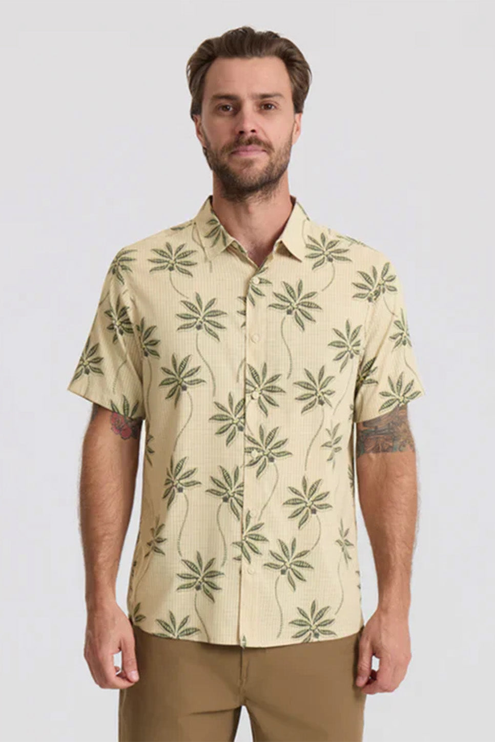 roark bless up ss fossil print model