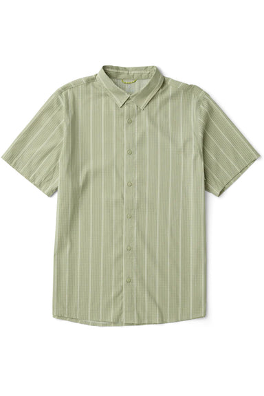 roark bless up ss sage stripe flatlay