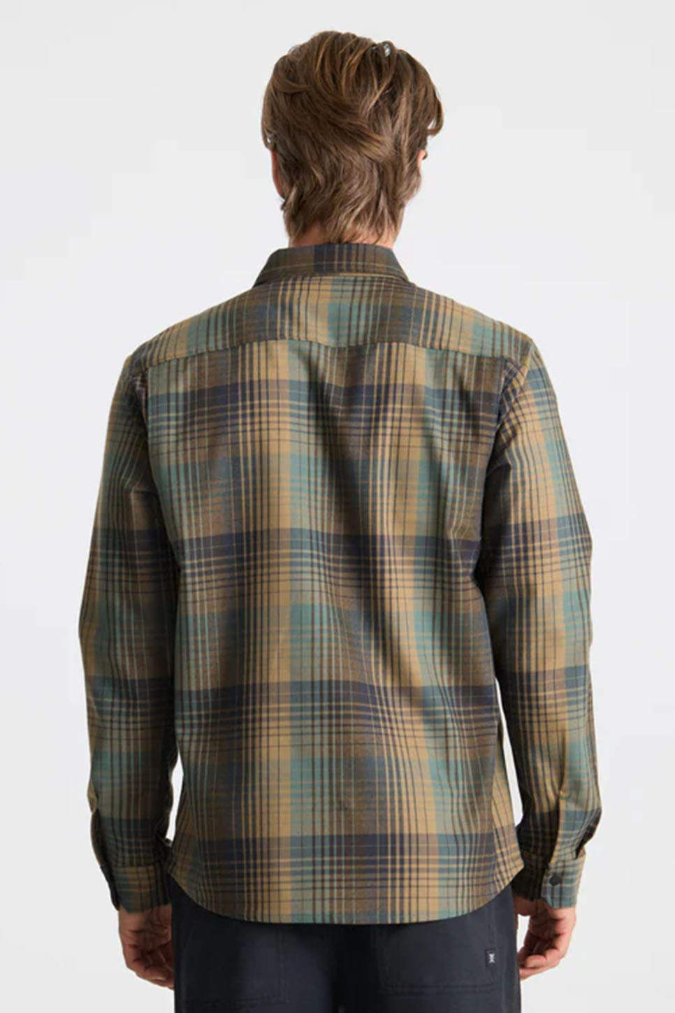roark diablo ls flannel khaki back