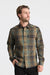 roark diablo ls flannel khaki front