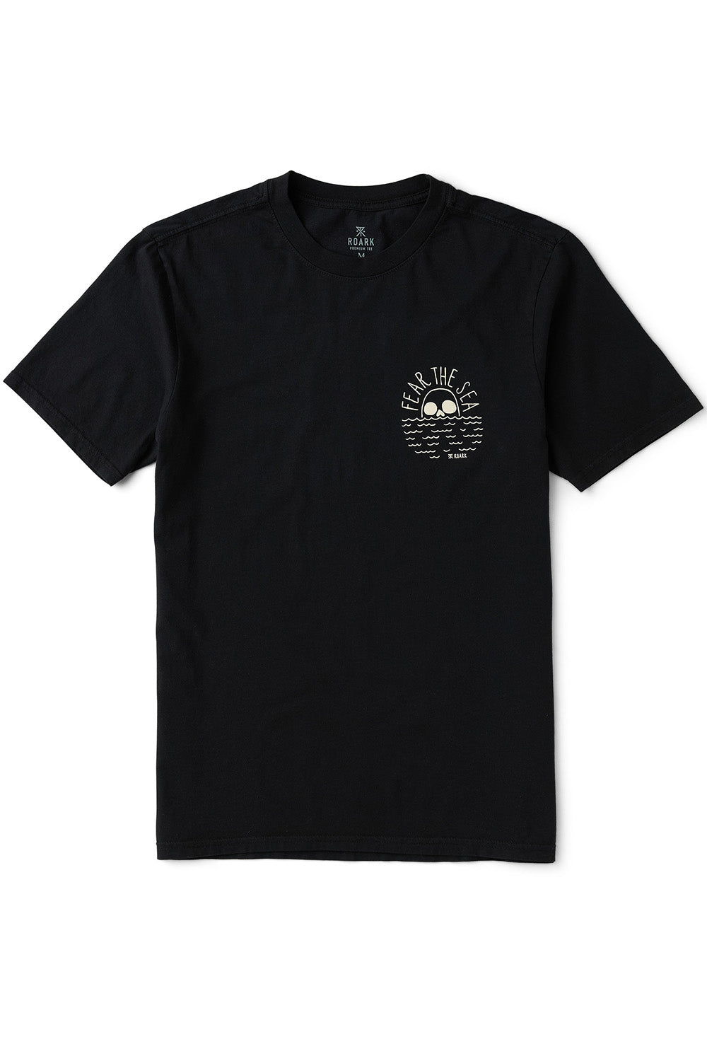 roark fear the sea tee black front