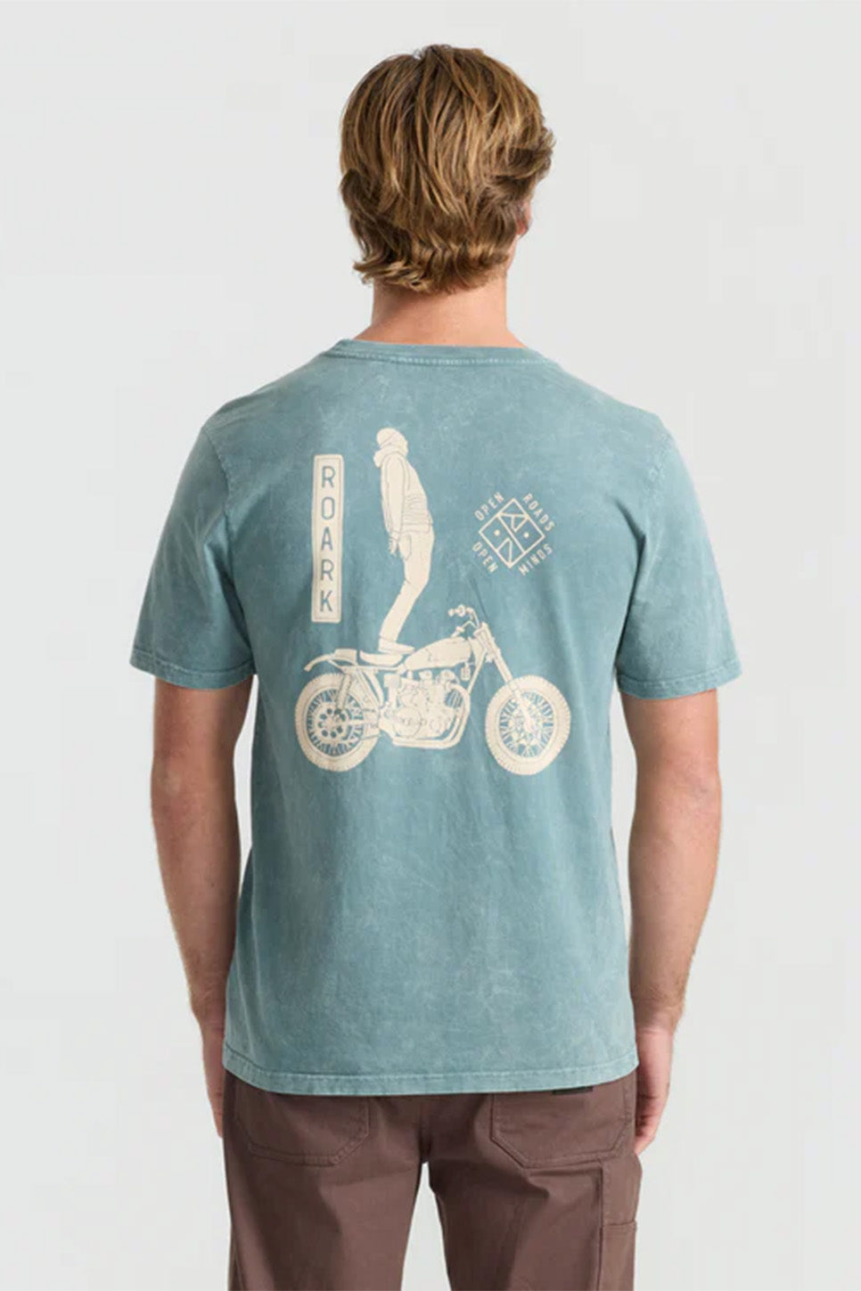 roark ghostrider tee slate green back