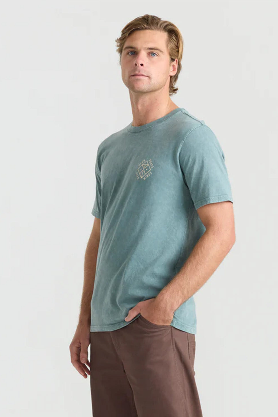 roark ghostrider tee slate green side