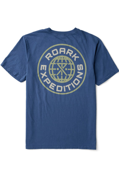 roark goin global washed indigo back