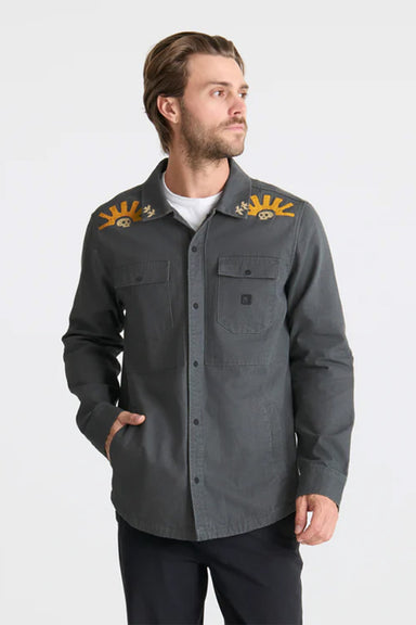 roark hebrides unlined charcoal front