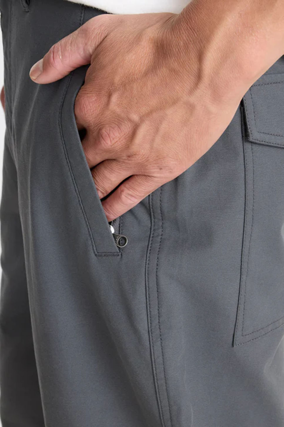 roark layover pro traveler pant charcoal pocket