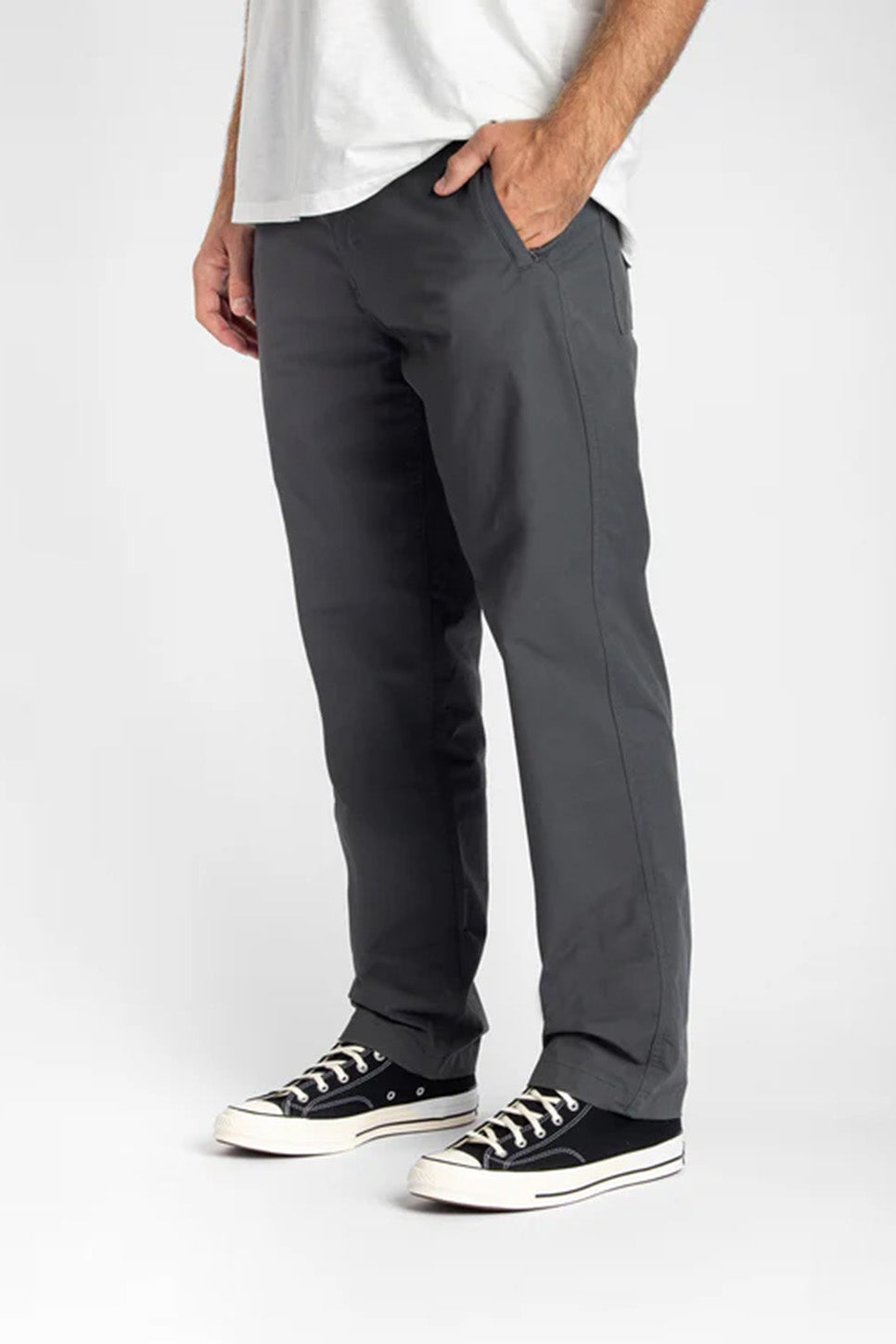 roark layover pro traveler pant charcoal side