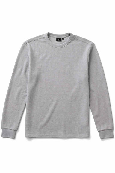 roark well worn thermal heather grey flatlay