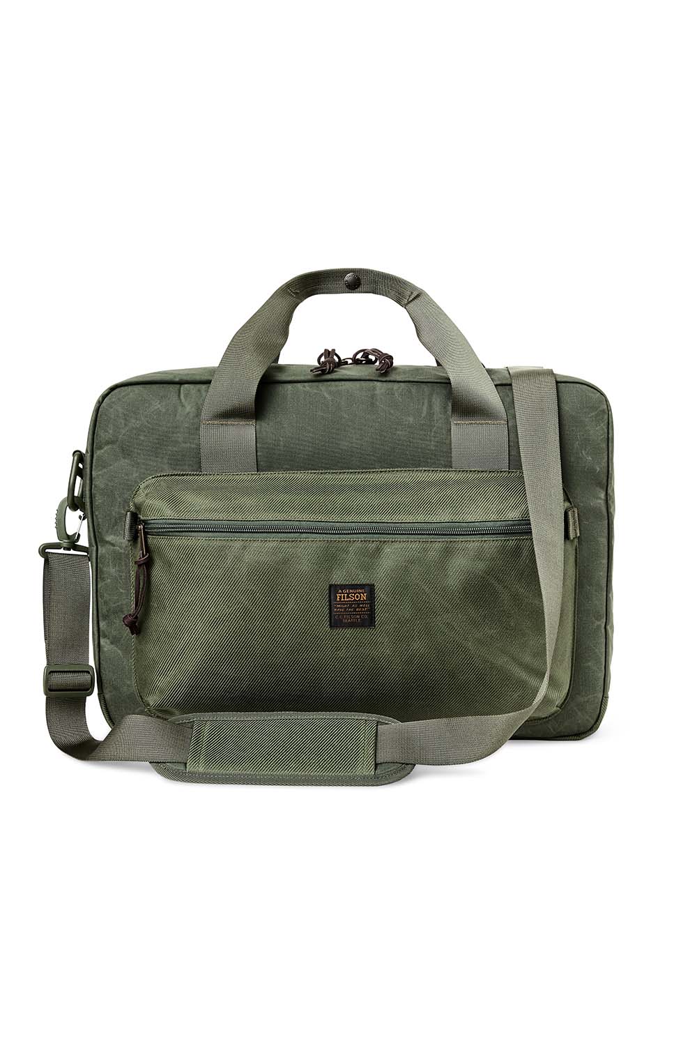 Filson - Surveyor Pullman Pack - Service Green - Front