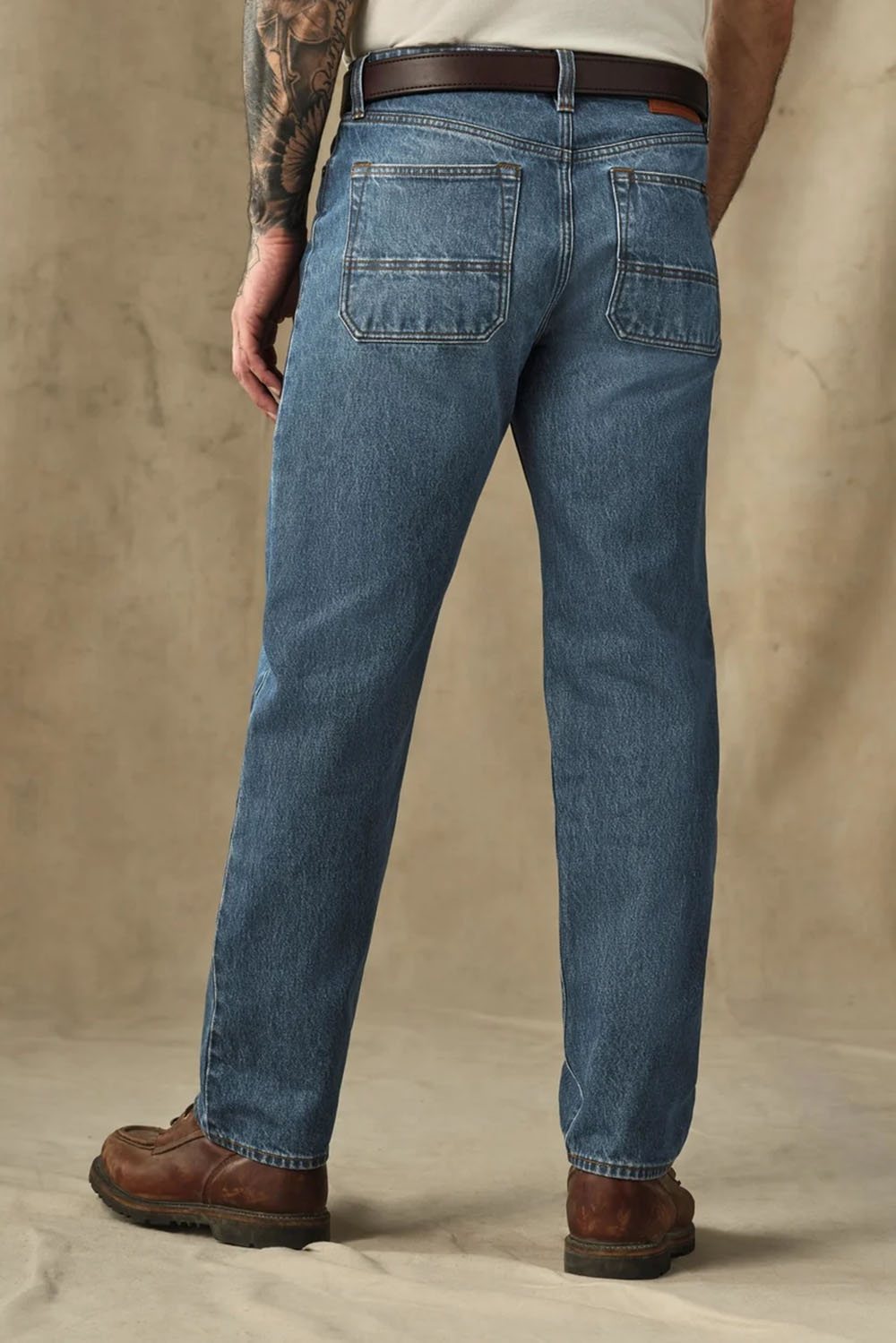 Filson - 14oz Straight Leg Jean - Vintage Indigo - Model Back