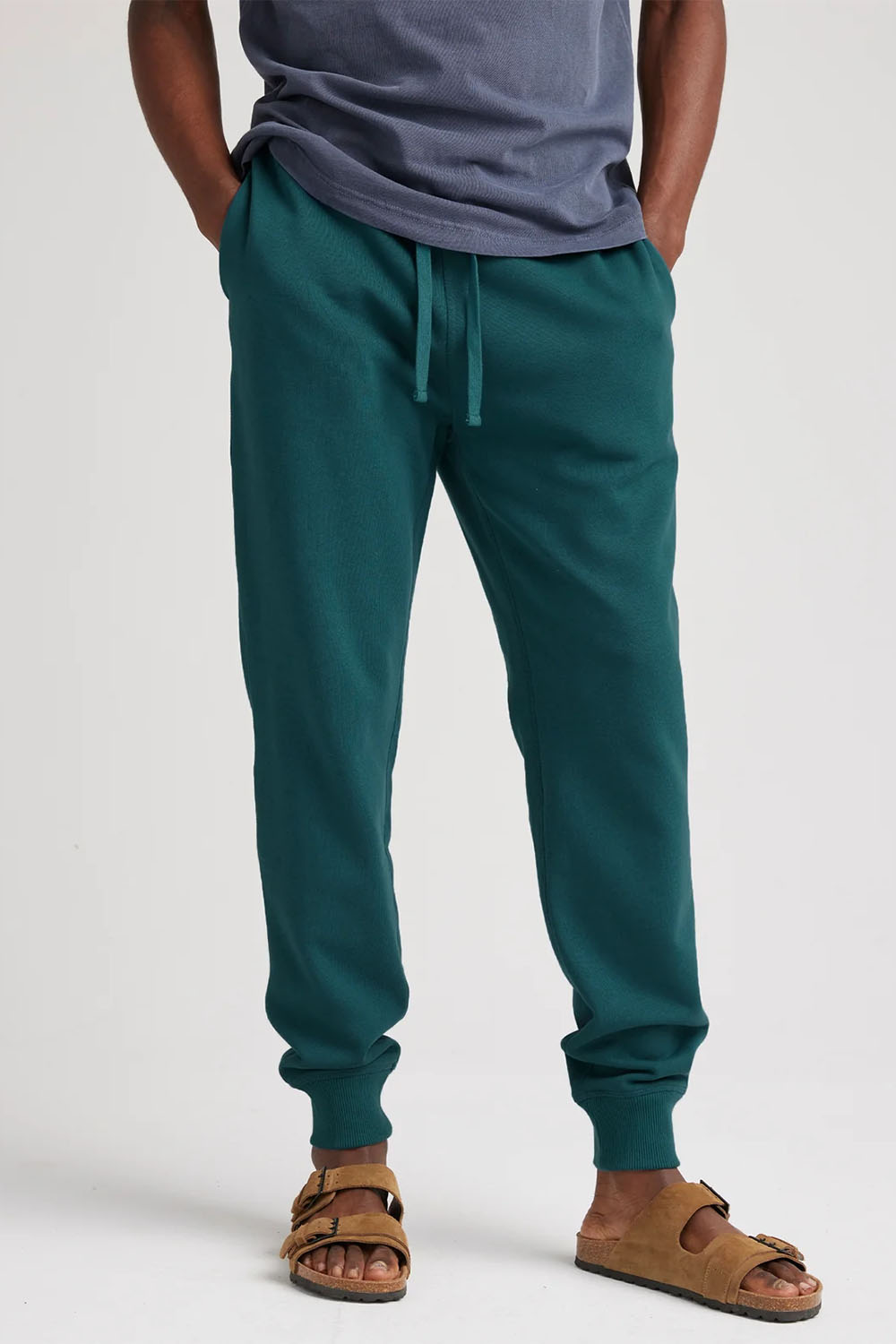 Richer Poorer - Recycled Sweatpant - Reflecting Pond - Front