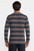 RVCA - Dayshift Thermal Stripe Long Sleeve - Mocha - Model Back