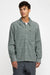 rvca adams overshirt lead front