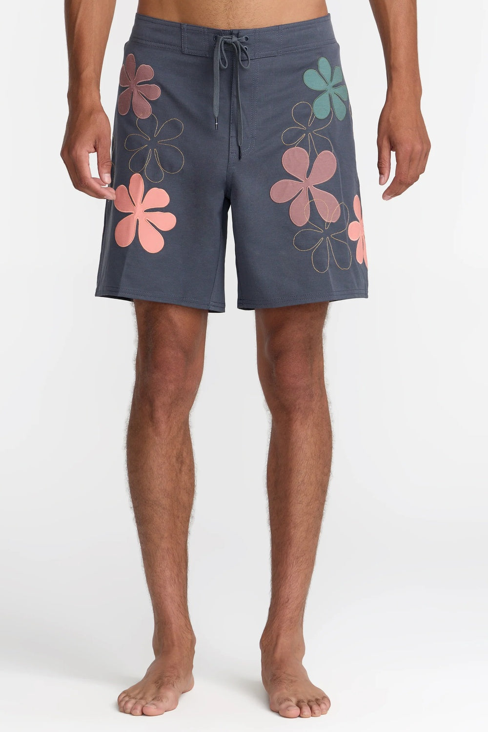 rvca bryce baker 18 garage blue front