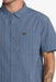 rvca dayshift workwear stripe ss vintage navy detail