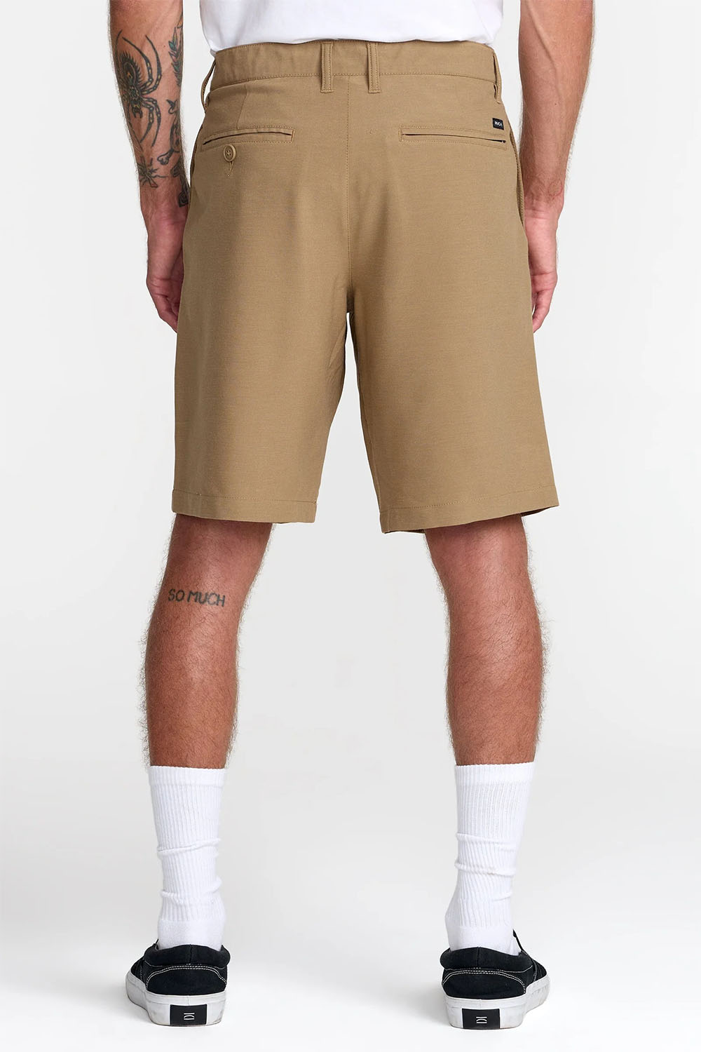 rvca sport course chino short coyote back