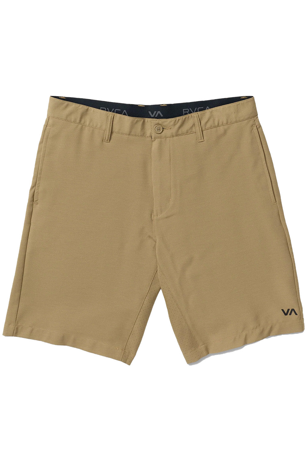 rvca sport course chino short coyote flatlay