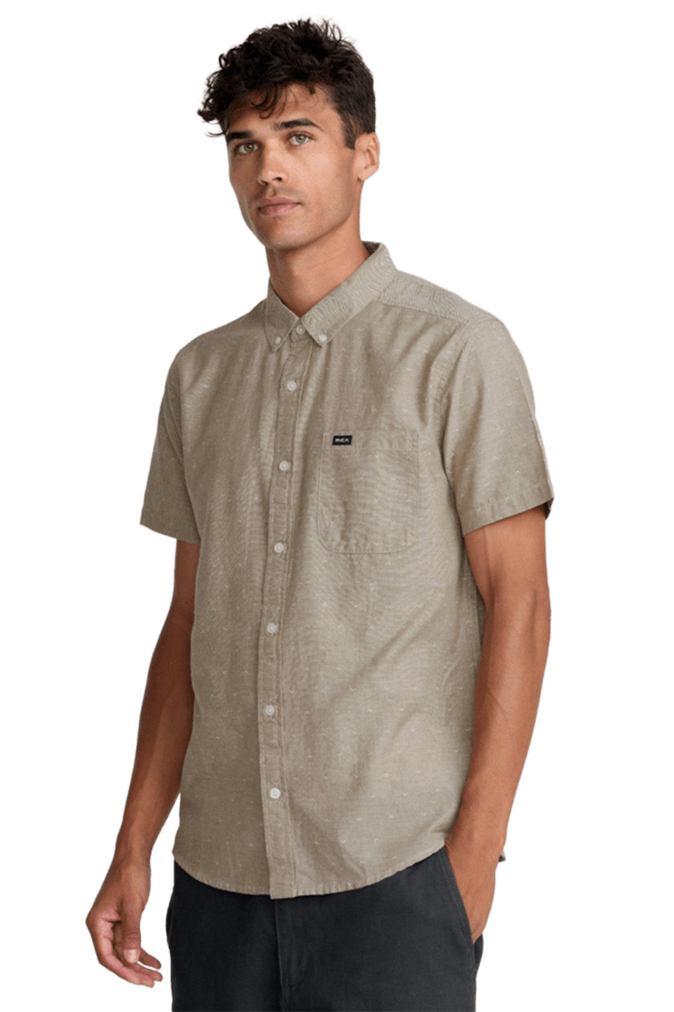 rvca that'll do dobby ss sand side