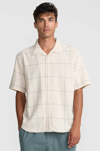 rvca vacancy plaid ss ceramic front