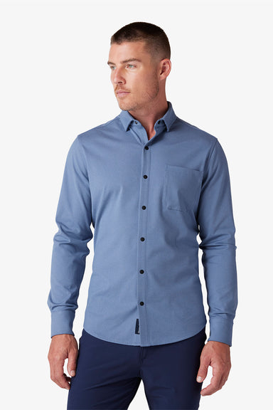Mizzen + Main - Nolan LS - Coastal Fjord Heather