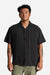 Brixton - Bunker Seersucker SS - Black/Charcoal - Front