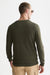 Scotch and Soda Ecovero Pullover in Forest Night — back view
