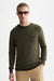 Scotch and Soda Ecovero Pullover in Forest Night — front view
