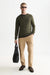 Scotch and Soda Ecovero Pullover in Forest Night — full-body view