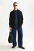 Scotch and Soda Fine Corduroy Shirt in Meteorite — Full Body view